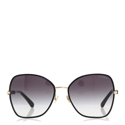 Chanel Metal Butterfly Sunglasses 4283 Black 2 of 8