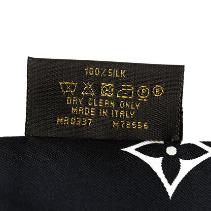 Louis Vuitton Silk Monogram Confidential Bandeau Black 4 of 4