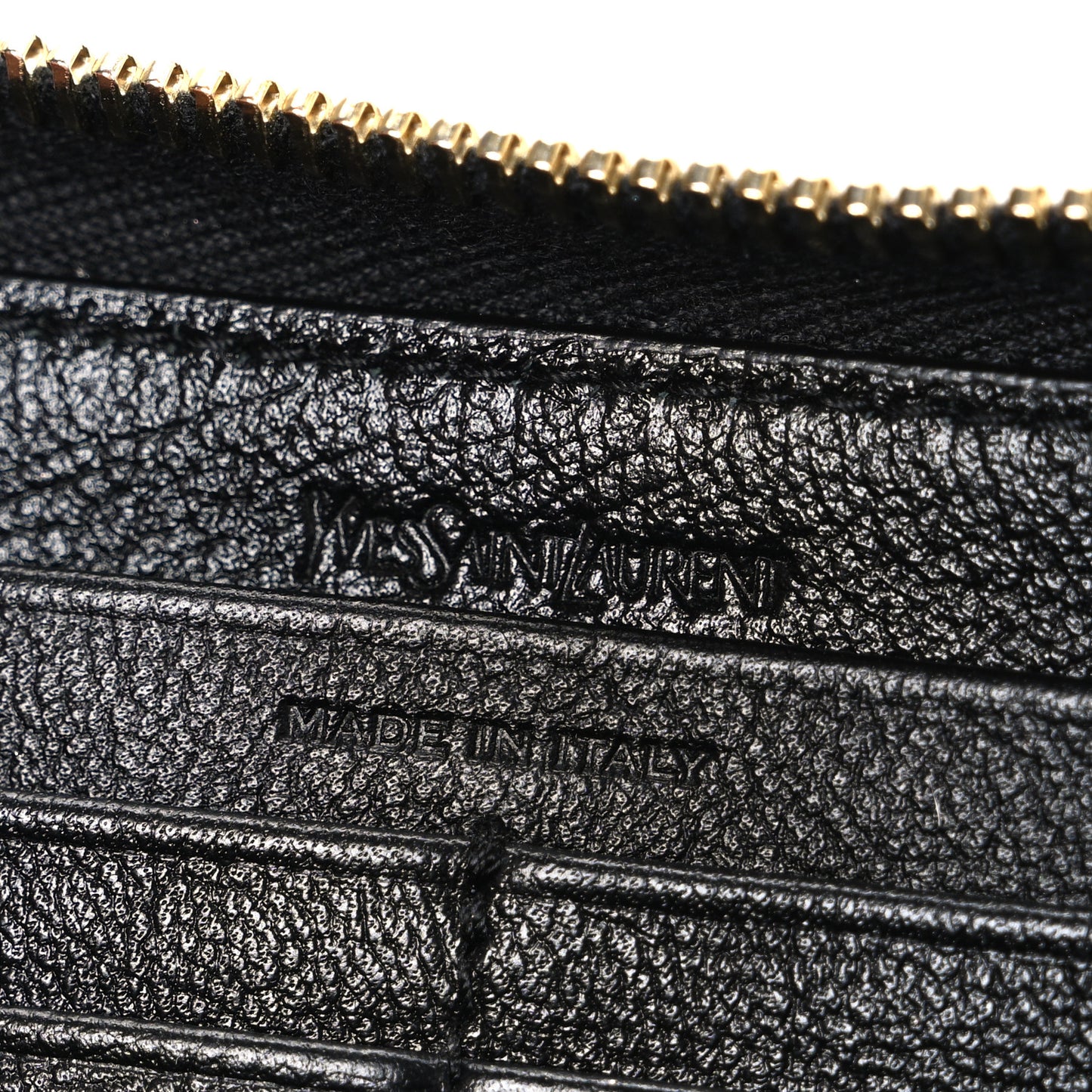 Chevre Belle De Jour Zip Around Wallet Black