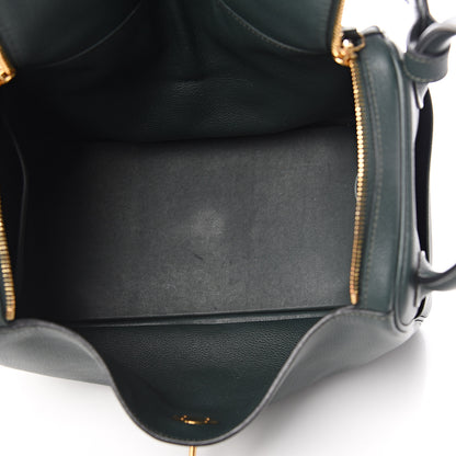 Hermes Evercolor Lindy 30 Vert Titien 5 of 11