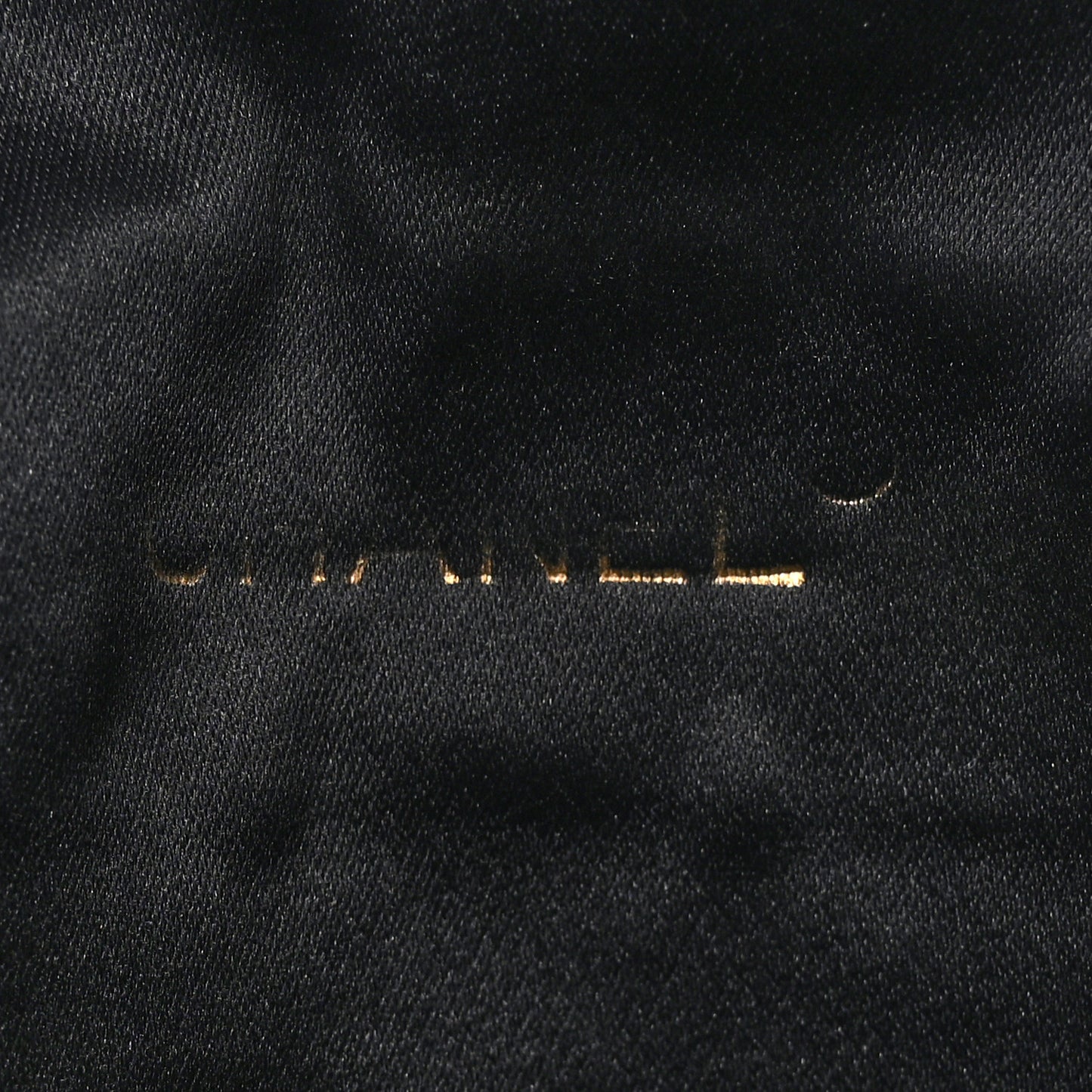 Satin Quilted Micro Mini Flap Black