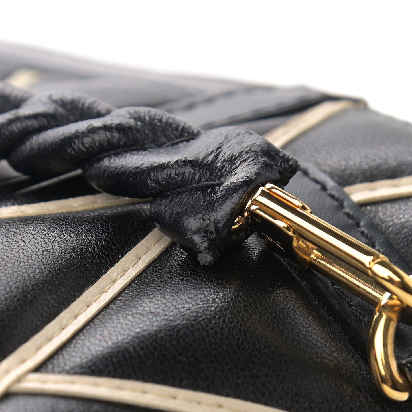 Lambskin Malletage Pochette Flap Black