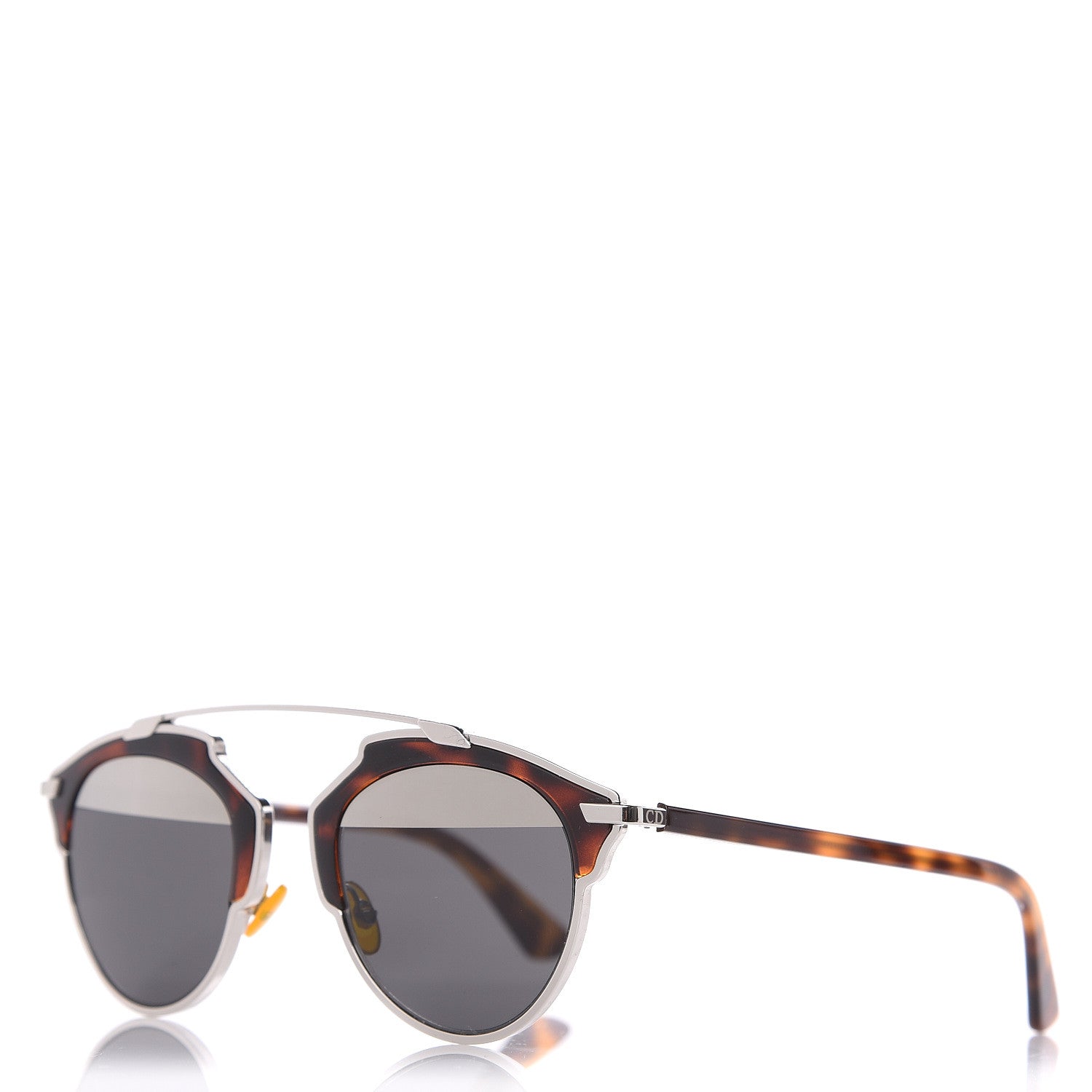 Christian Dior So Real Sunglasses Palladium Havana 1 of 9