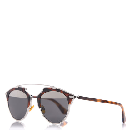 Christian Dior So Real Sunglasses Palladium Havana 1 of 9