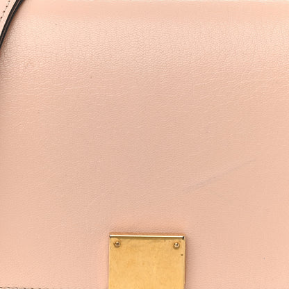 Celine Shiny Goatskin Medium Classic Box Flap Bag Blush 8 of 17
