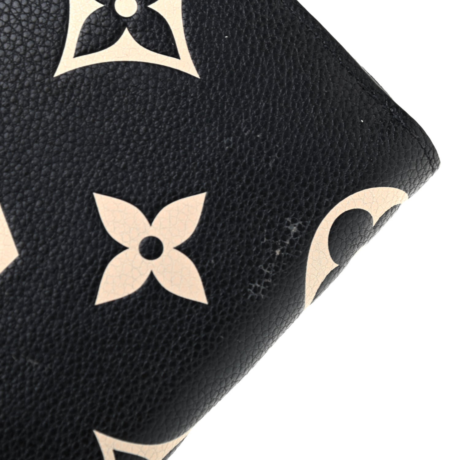 Louis Vuitton Empreinte Monogram Giant Zippy Wallet Black Beige 8 of 8