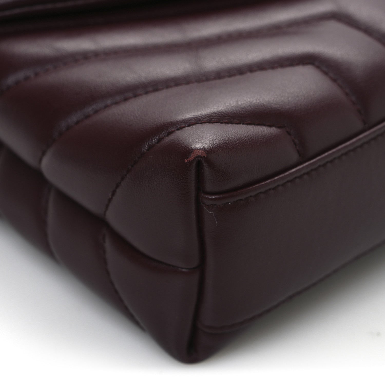 Saint Laurent Calfskin Y Quilted Monogram Toy Loulou Monogram Crossbody Bag Rouge Legion 13 of 13