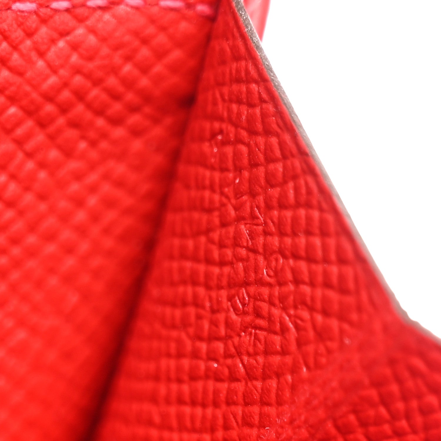 Hermes Epsom Constance Compact Passant Wallet Rouge Casaque 7 of 8