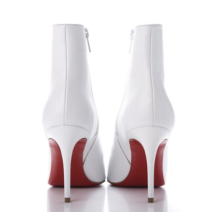 Christian Louboutin Calfskin So Kate Booty 85 Ankle Boots 37 White 5 of 8