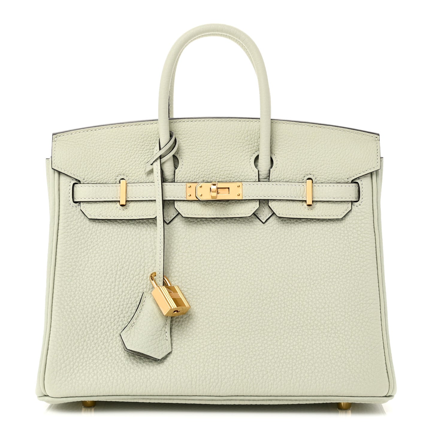 Togo Birkin 25 Gris Neve