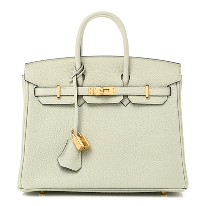 Hermes Togo Birkin 25 Gris Neve 1 of 11
