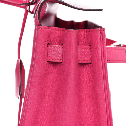 Hermes Chevre Mysore Kelly Retourne 28 Rose Shocking 18 of 41