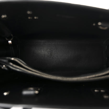 Saint Laurent Calfskin Crocodile Embossed Baby Sac De Jour Black 5 of 13