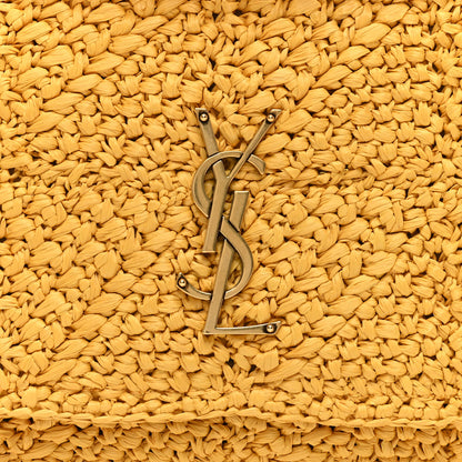 Saint Laurent Raffia Monogram Medium Jamie Yellow 7 of 9
