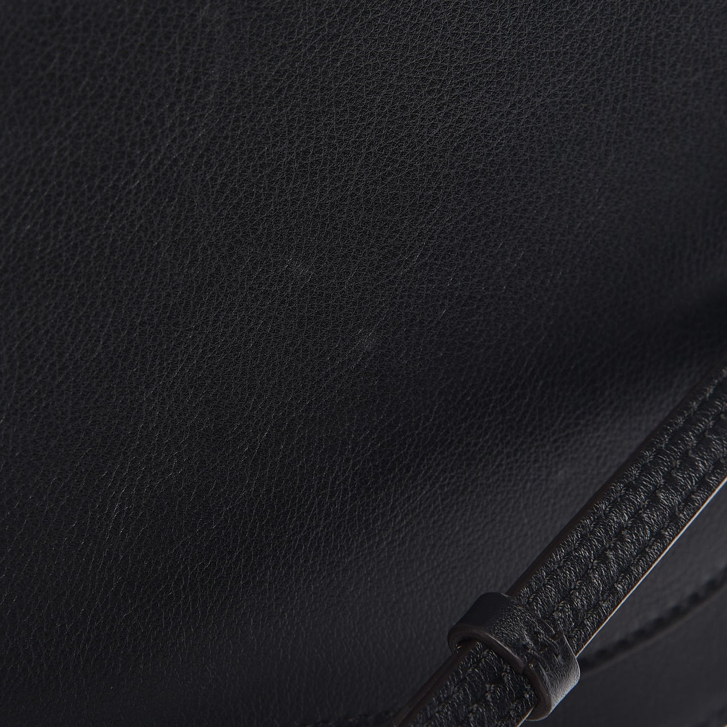 Calfskin Suede Medium Nile Bracelet Bag Black
