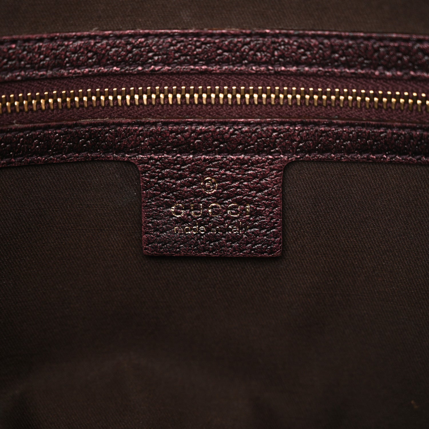Gucci Monogram Bamboo Ring Hobo Aubergine 6 of 13