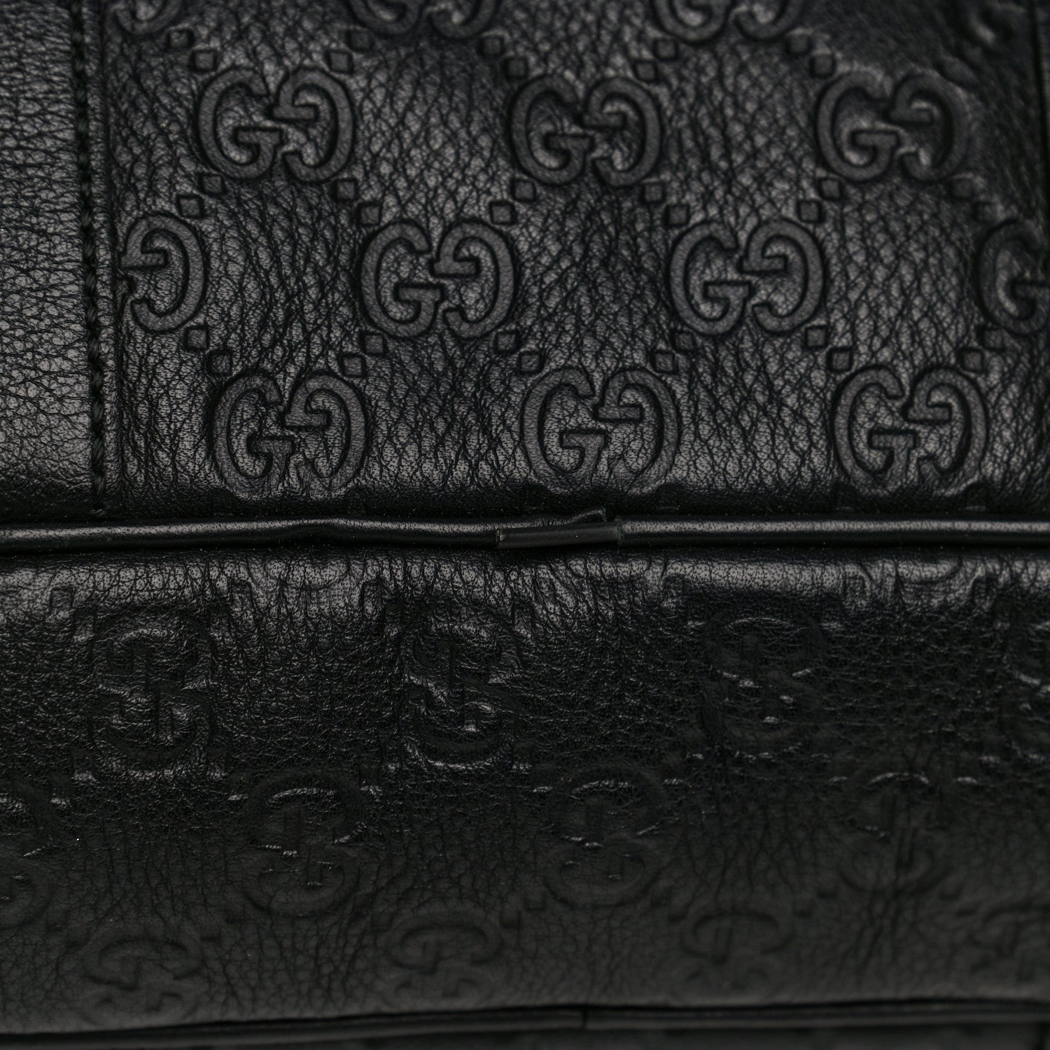 Gucci Guccissima Signature Briefcase Black 11 of 14