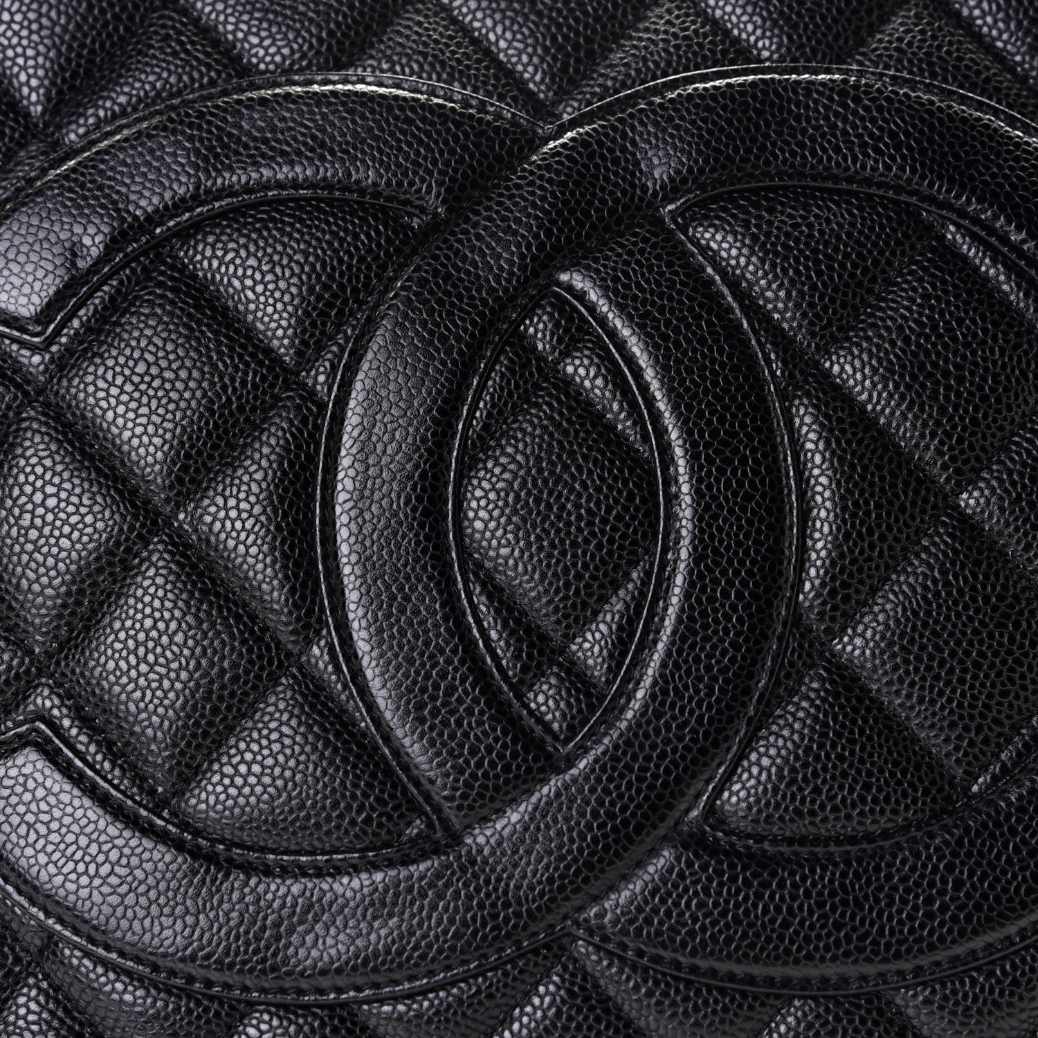 Chanel Caviar Quilted Medallion Tote Black 10 of 13