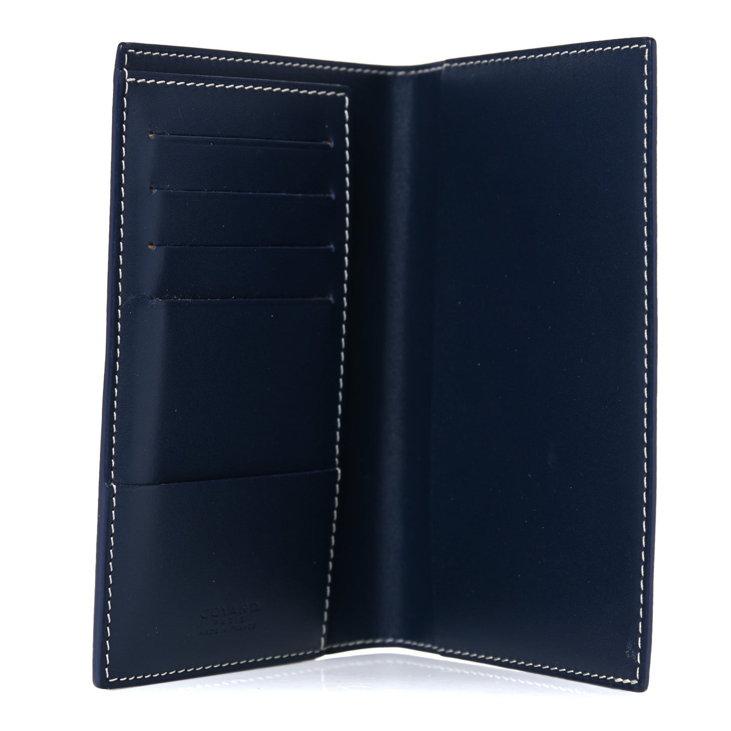 Goyardine Passport Wallet Navy