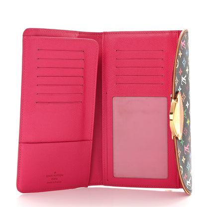 Louis Vuitton Monogram Multicolor Eugenie Wallet Black Grenade 5 of 9