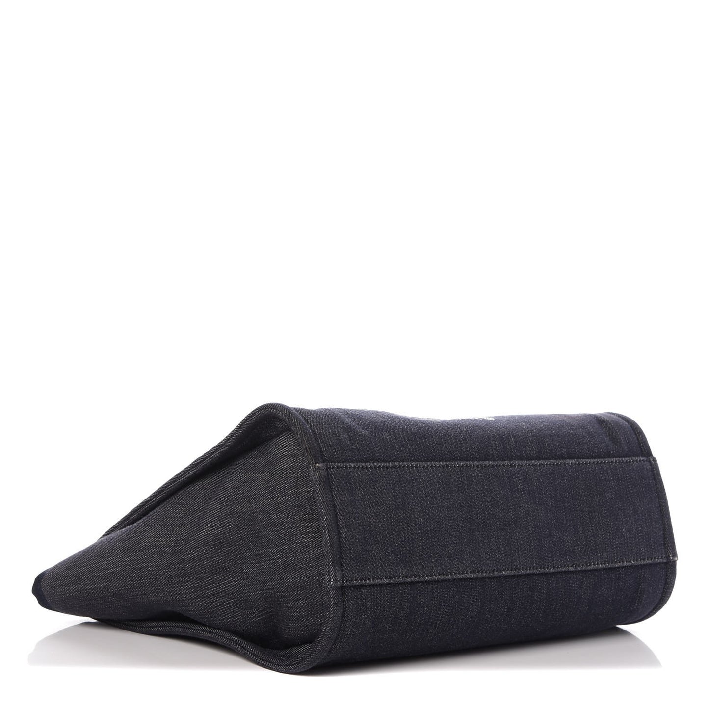 Canvas Small Deauville Tote Dark Blue