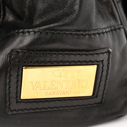 Valentino Garavani Calfskin Large Histoire Black 10 of 11