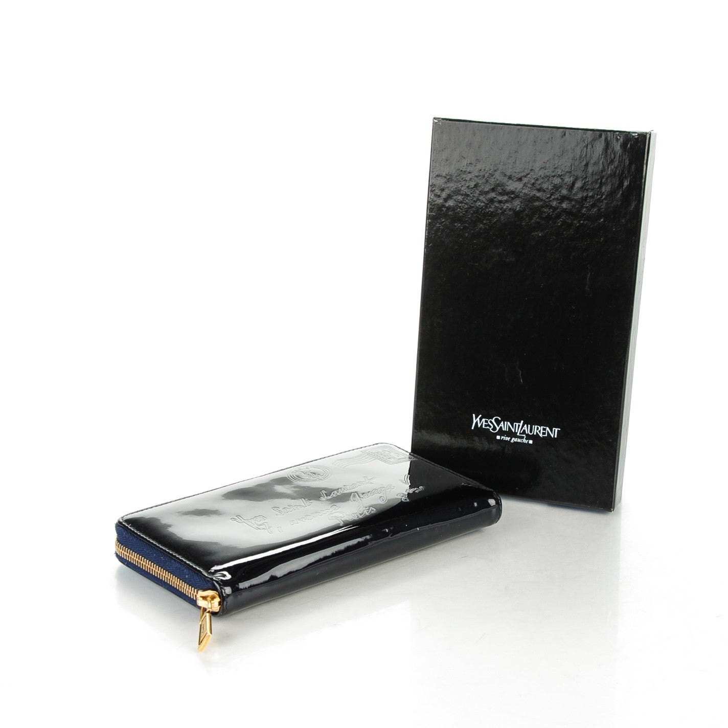 Patent Y Mail Zip Around Wallet Marine