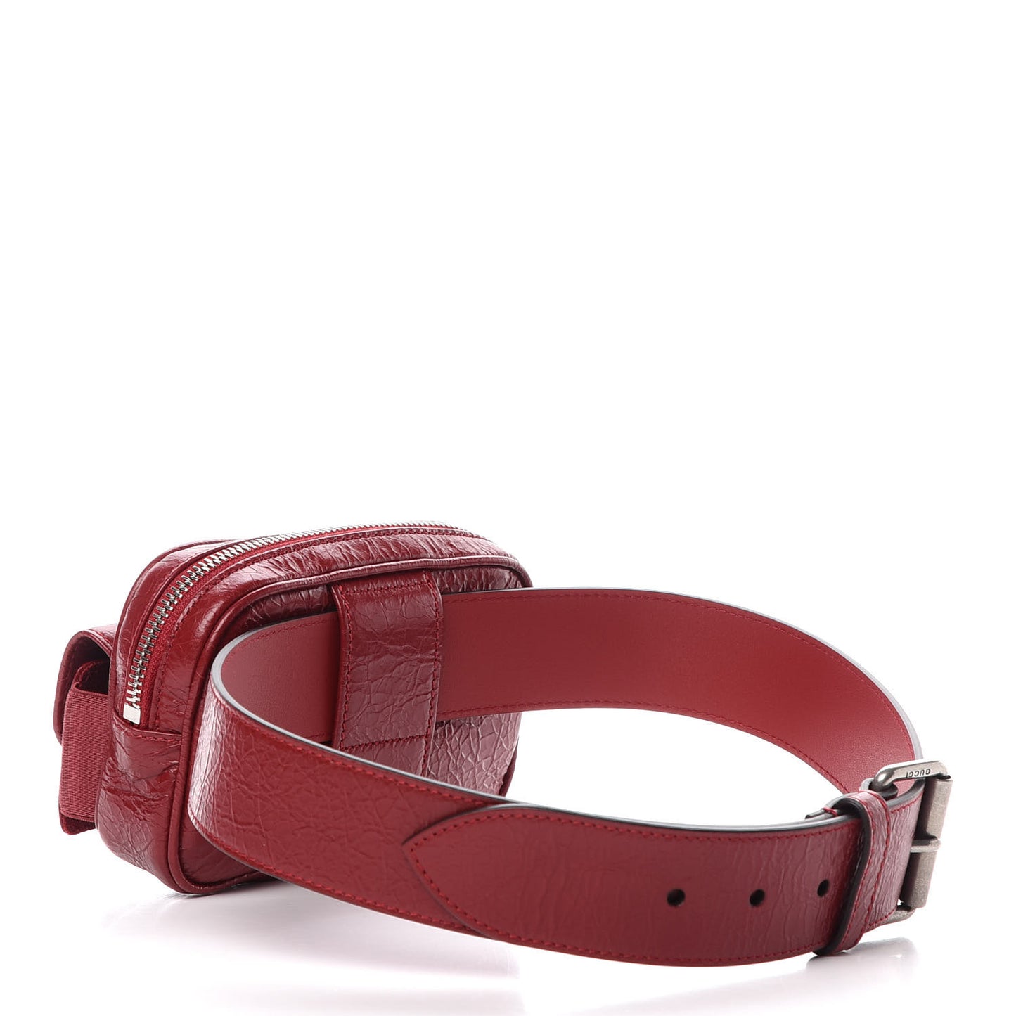 Fluffy Calfskin Mini Morpheus Belt Bag 70 28 Red
