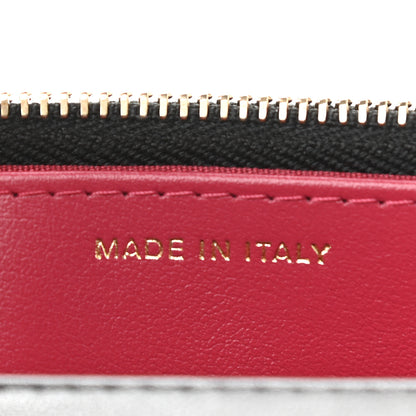 Chanel Calfskin Quilted Pearl Wallet On Chain WOC Black 14 of 19
