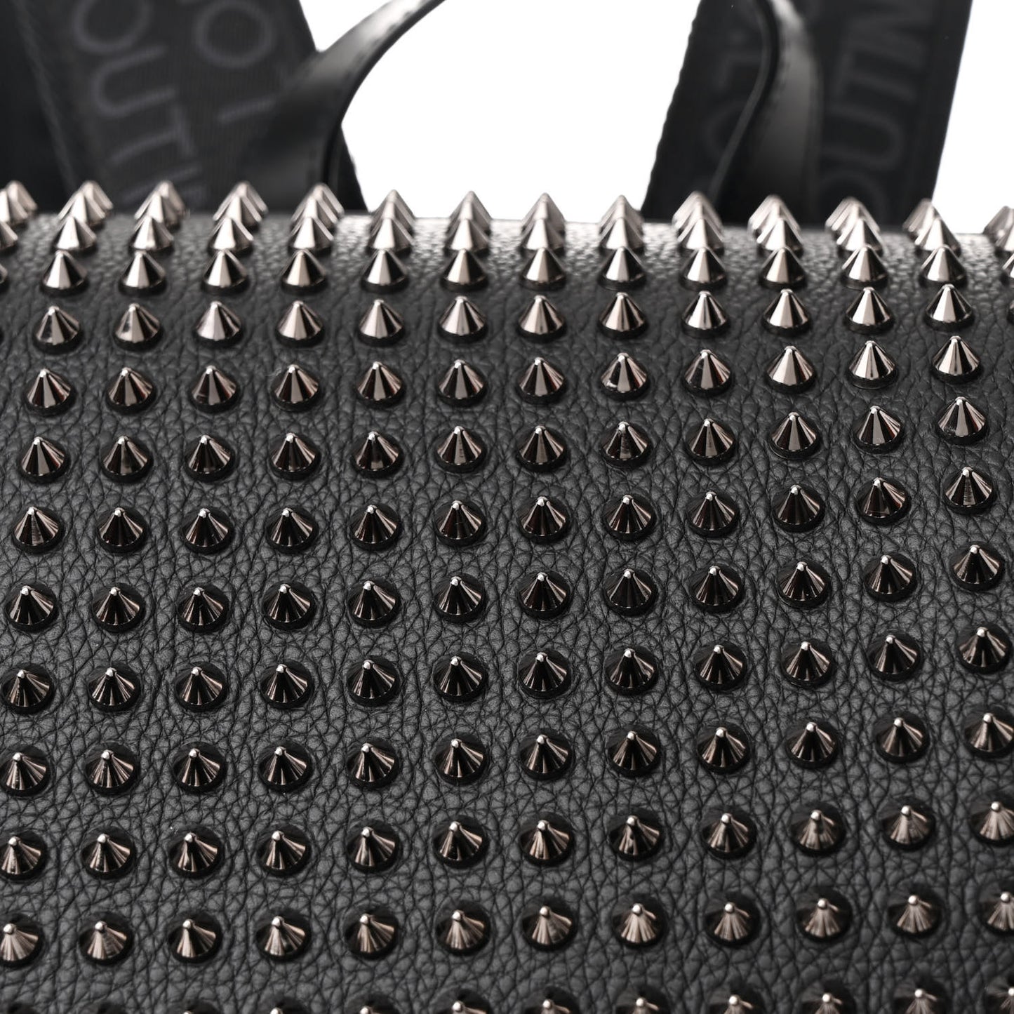Calfskin Spiked Explorafunk Backpack Black
