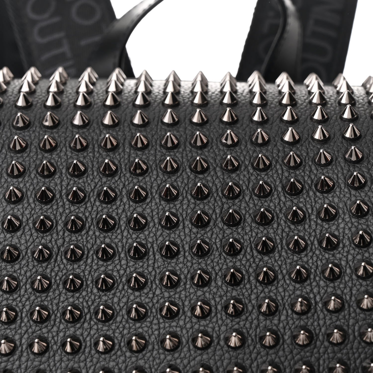 Christian Louboutin Calfskin Spiked Explorafunk Backpack Black 8 of 10