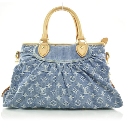 Louis Vuitton Denim Neo Cabby MM Blue 1 of 8