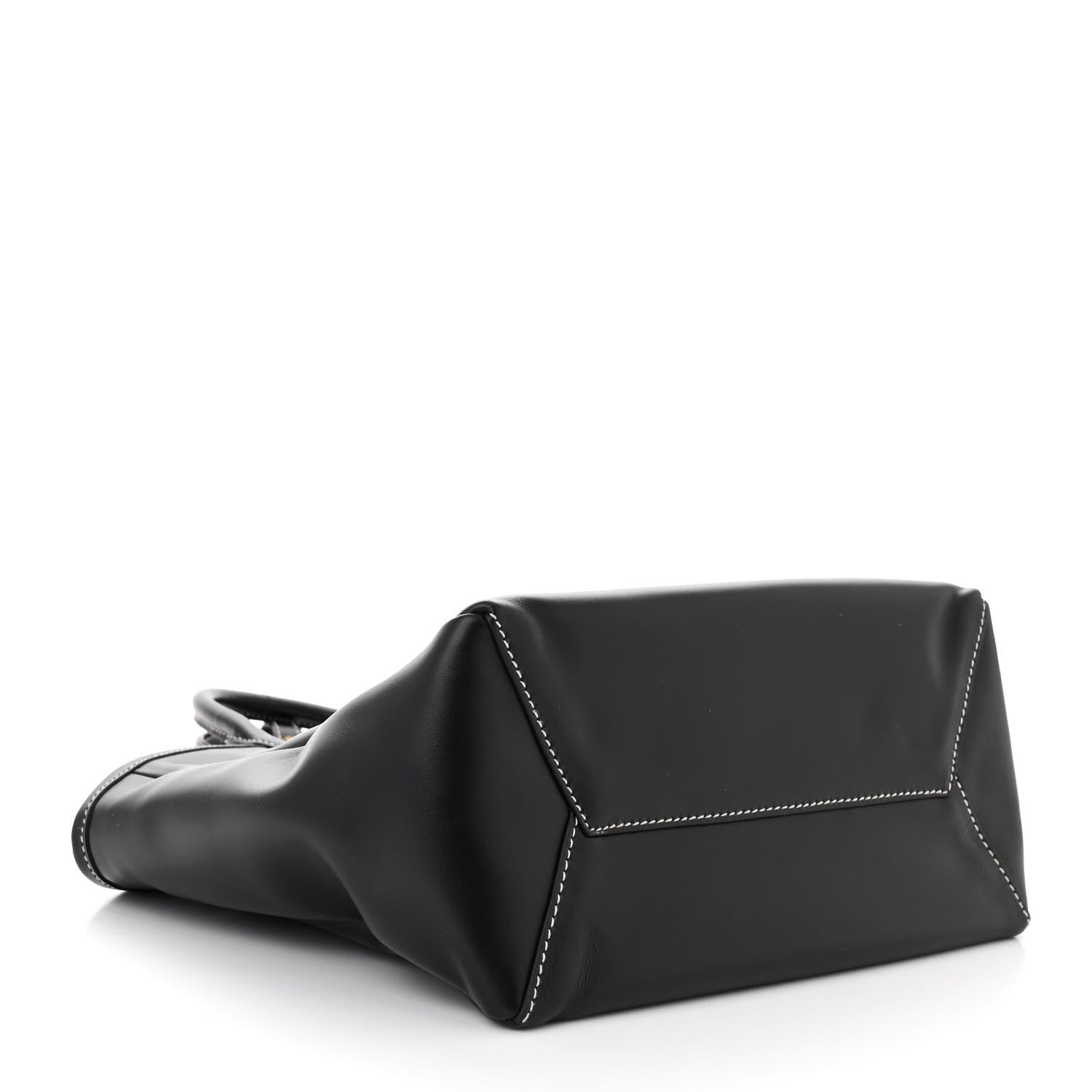 Miu Miu Soft Calf Softy Small Ivy Tote Bag Black 4 of 10