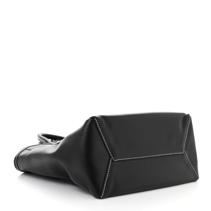 Miu Miu Soft Calf Softy Small Ivy Tote Bag Black 4 of 10