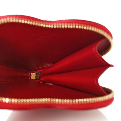 Louis Vuitton Vernis Coeur Heart Coin Purse Pomme D'Amour 4 of 9
