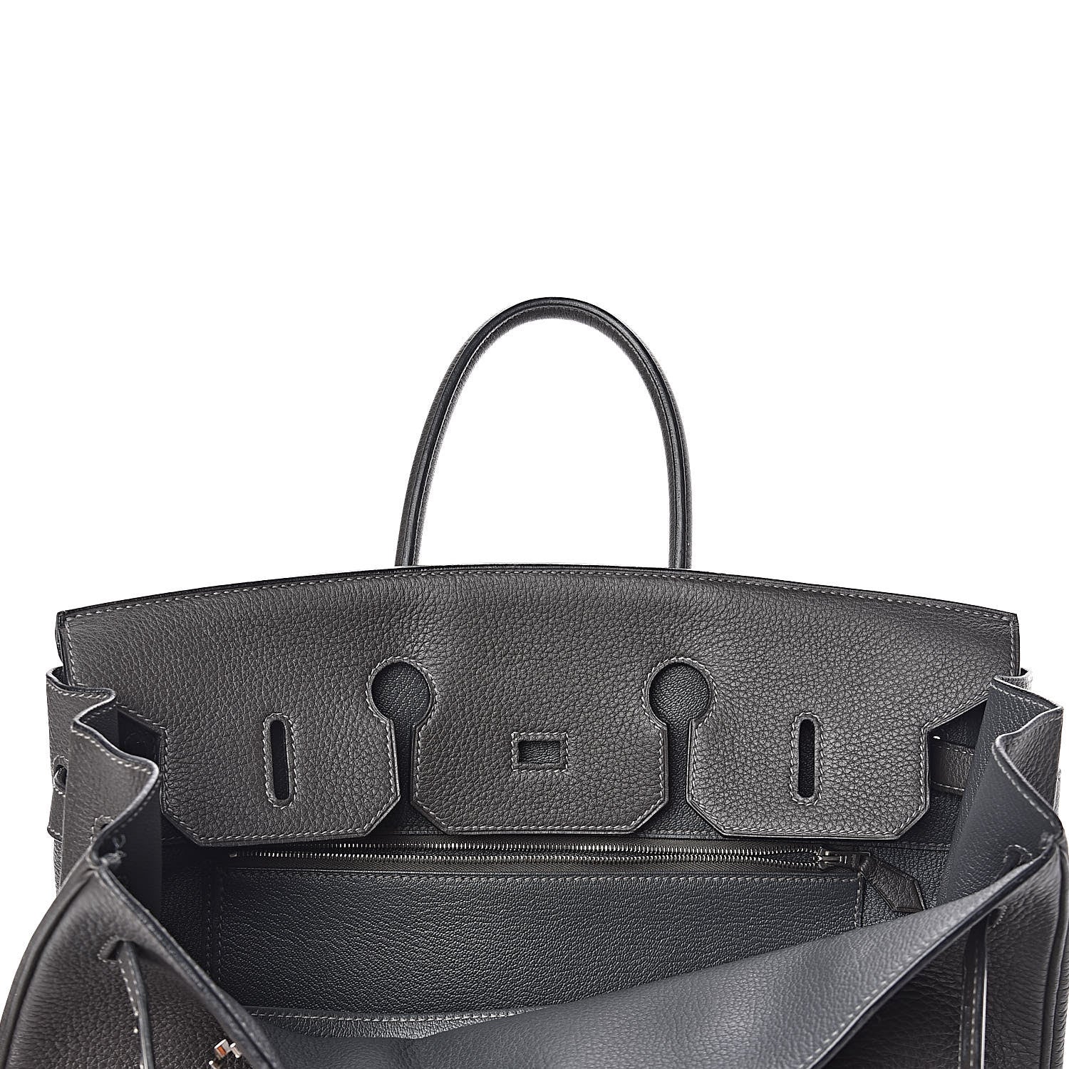 Hermes Taurillon Clemence Birkin 35 Graphite 24 of 37