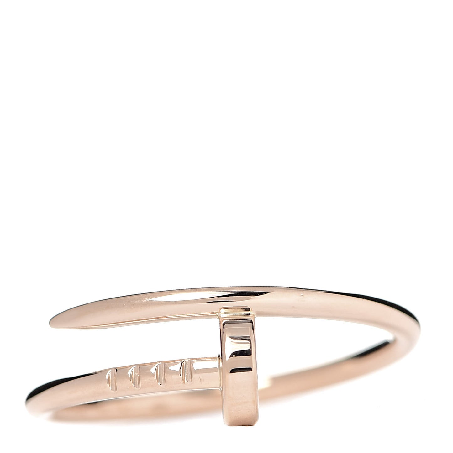 18K Pink Gold Small Juste Un Clou Ring 57 8