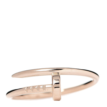 Cartier 18K Pink Gold Small Juste Un Clou Ring 57 8 1 of 6