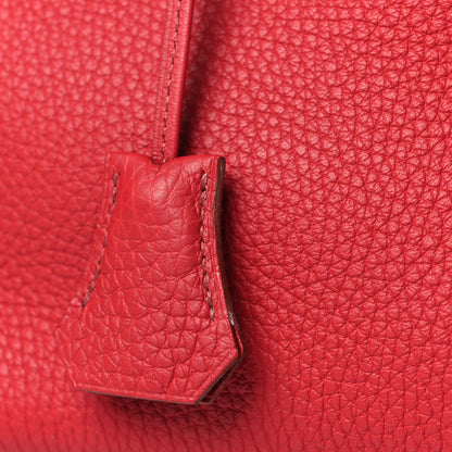 Hermes Taurillon Clemence Bolide 31 Rouge Garance 9 of 10
