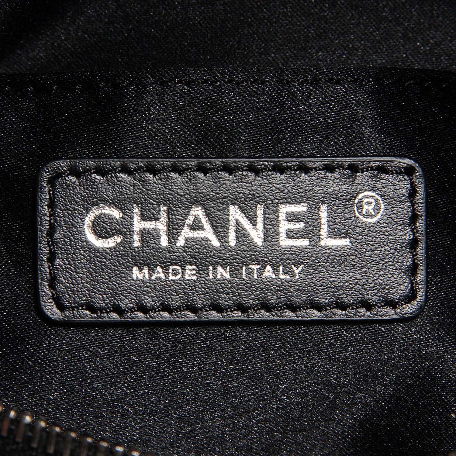 Chanel Lambskin Quilted Banane Waist Bag Black 6 of 8