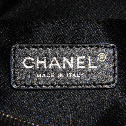 Chanel Lambskin Quilted Banane Waist Bag Black 6 of 8