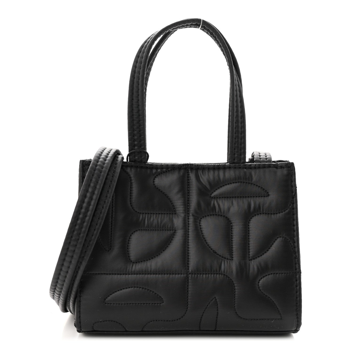 Telfar x MOOSE KNUCKLES Nylon Quilted Small Shopping Bag Black 1 of 9
