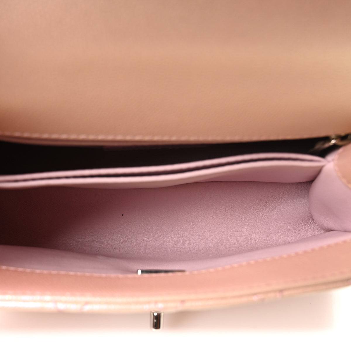 Chanel Iridescent Caviar Quilted Mini Coco Handle Flap  Pink 5 of 10