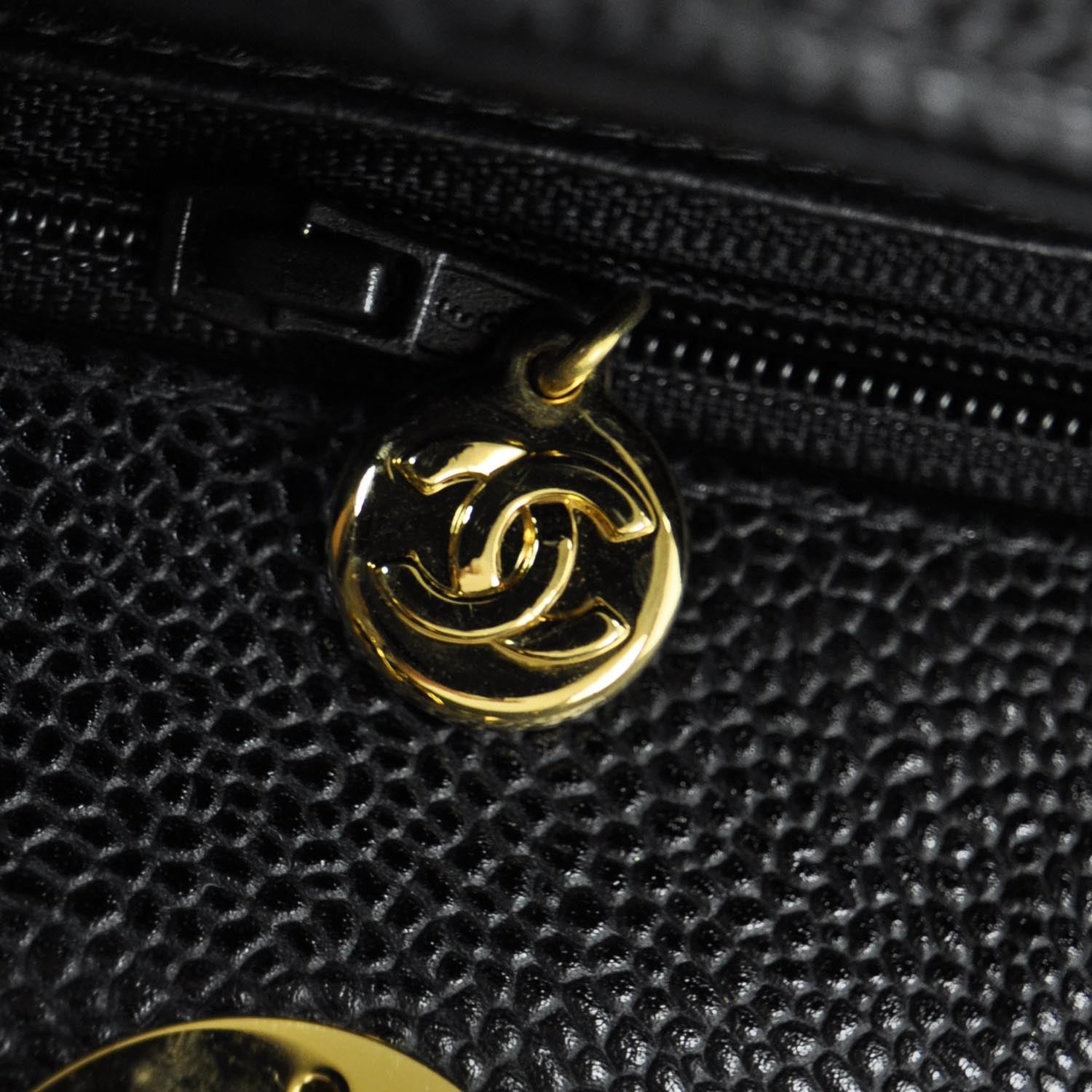 Chanel Caviar Quilted Jumbo Flap Black GHW 9 of 11