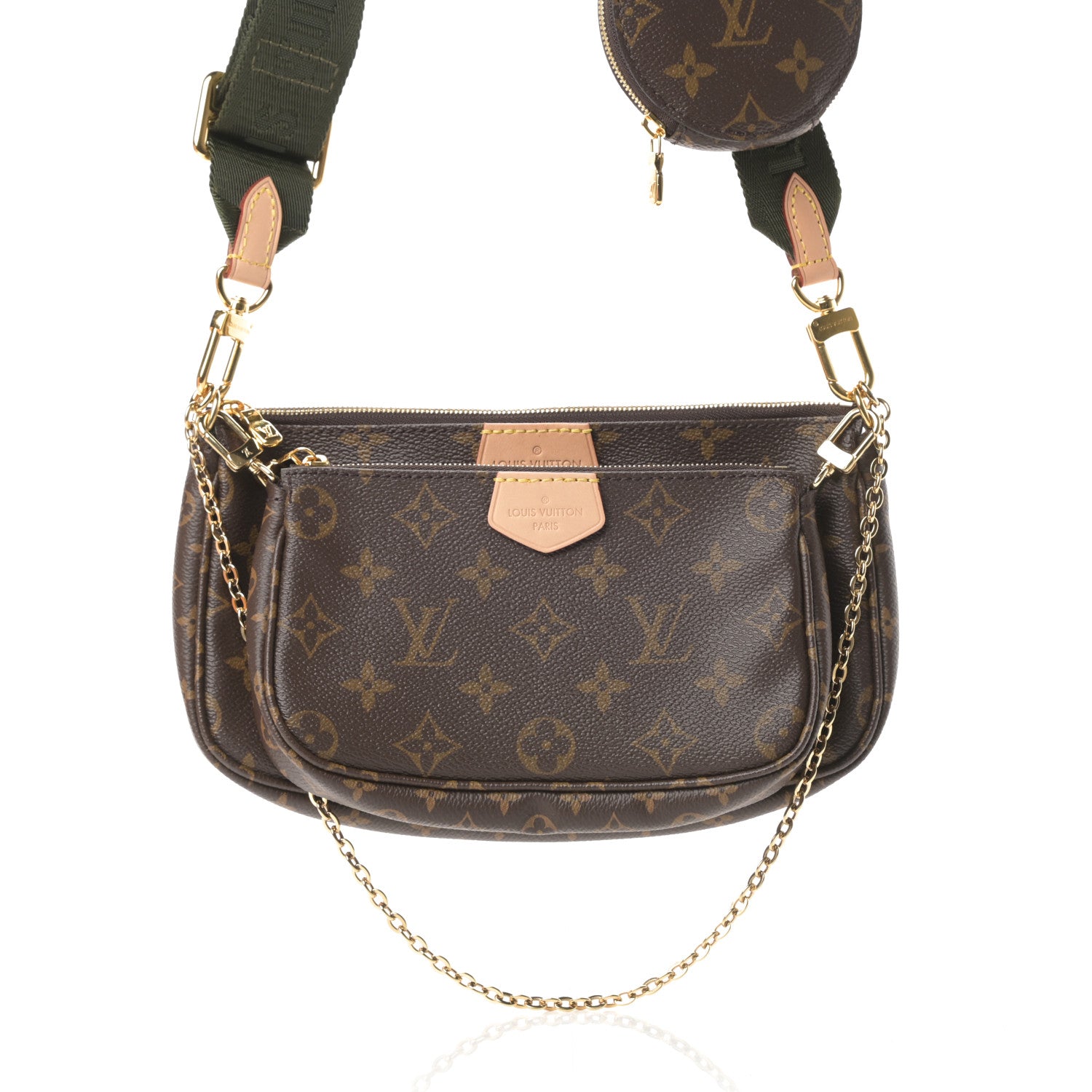 Louis Vuitton Monogram Multi Pochette Accessories Kaki 11 of 14