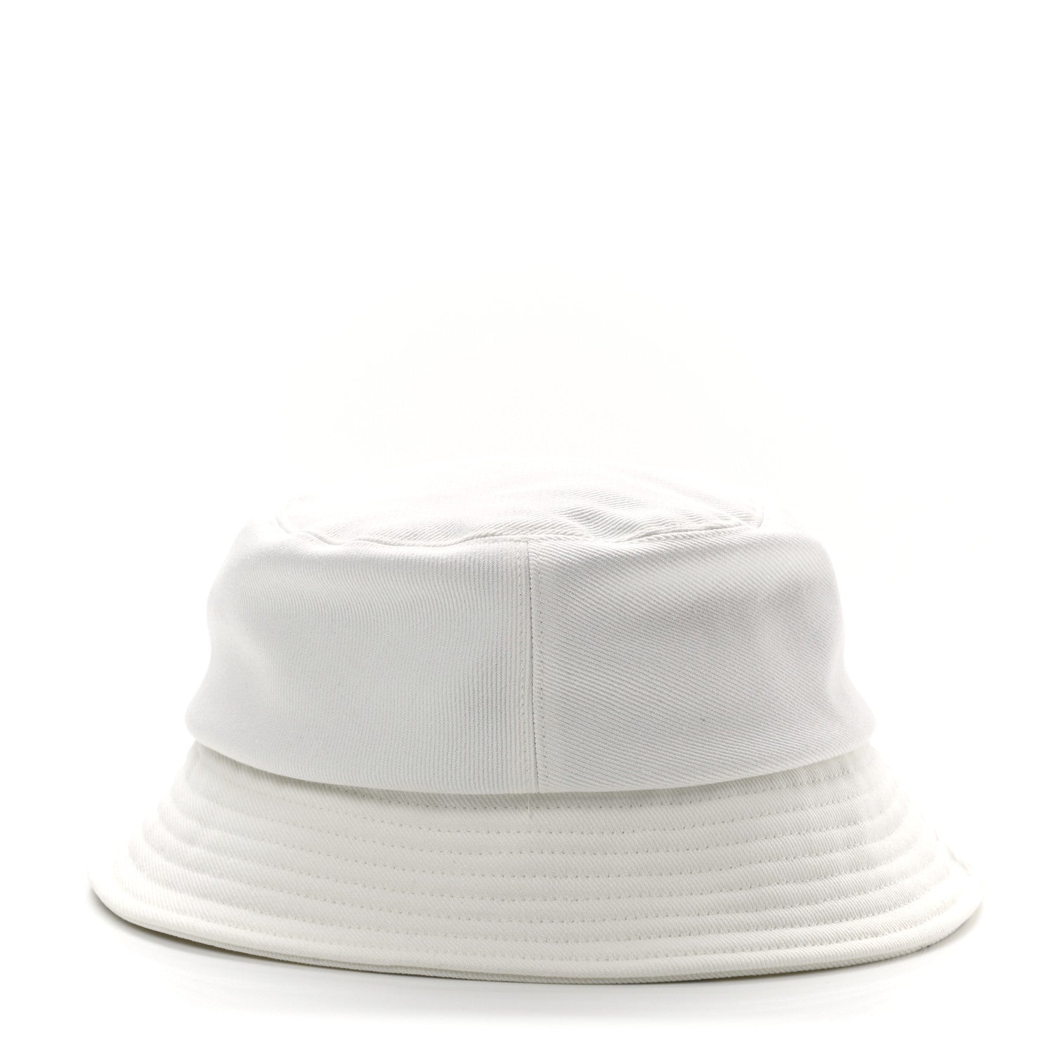 Chanel Fabric Logo Bucket Hat L White 6 of 8