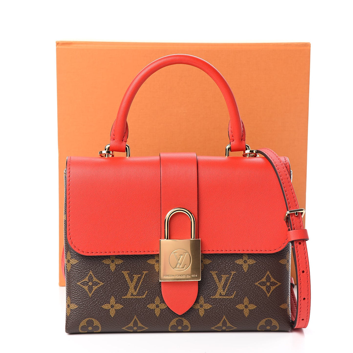 Monogram Locky BB Coquelicot