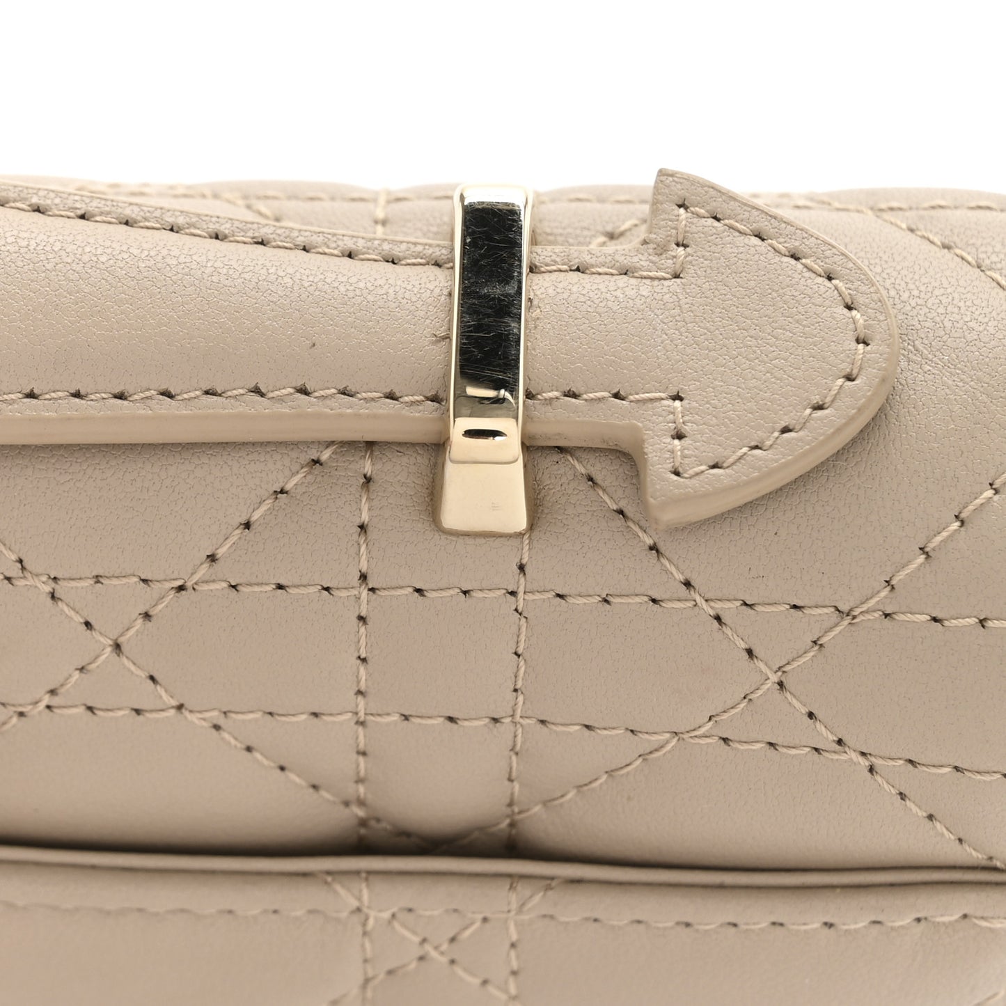 Lambskin Cannage Mini My Dior Bag Sand