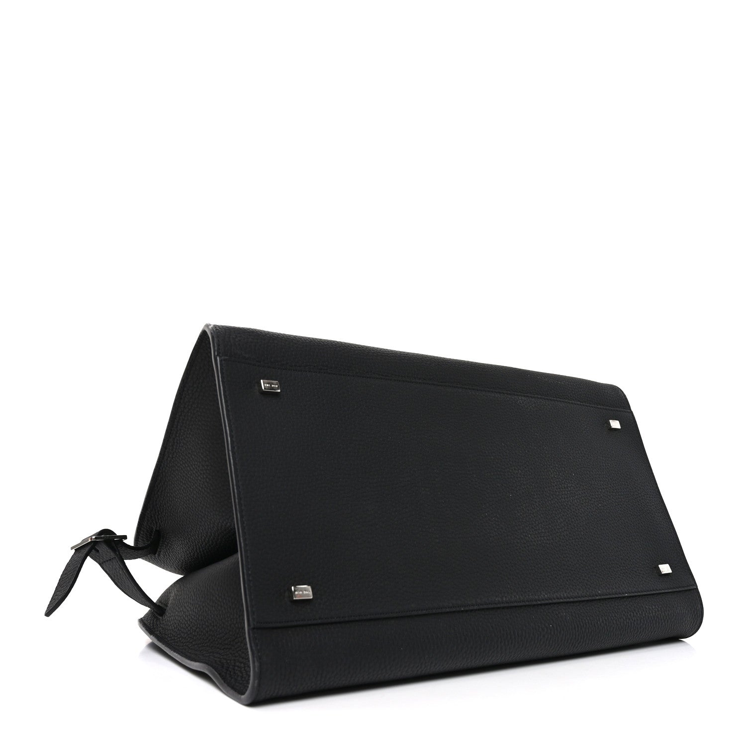 The Row Matte Grained Calfskin Soft Margaux 15 Black 4 of 9