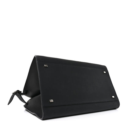 The Row Matte Grained Calfskin Soft Margaux 15 Black 4 of 9